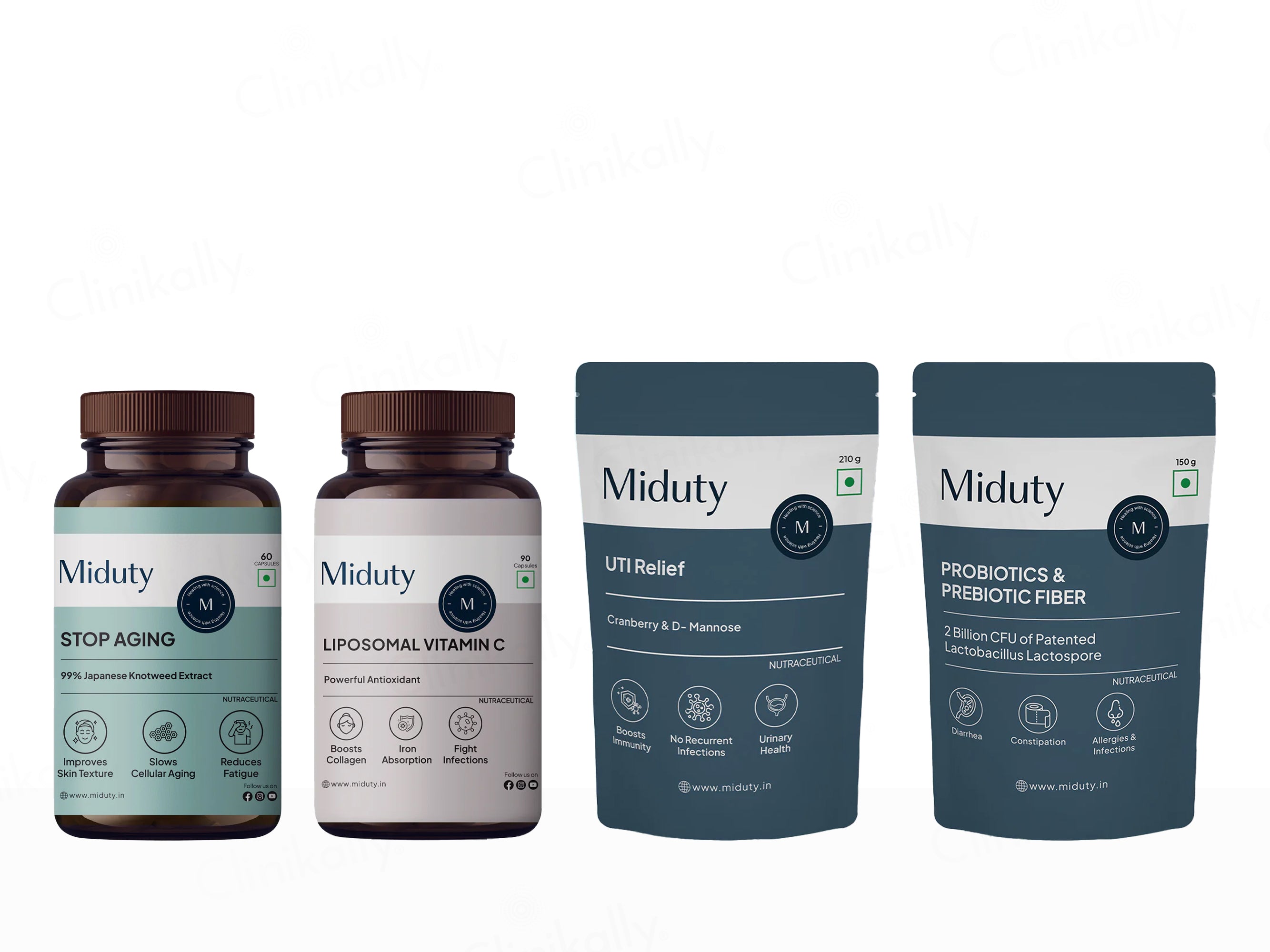 Miduty Urinary Tract Infection (UTI) Supplement Bundle