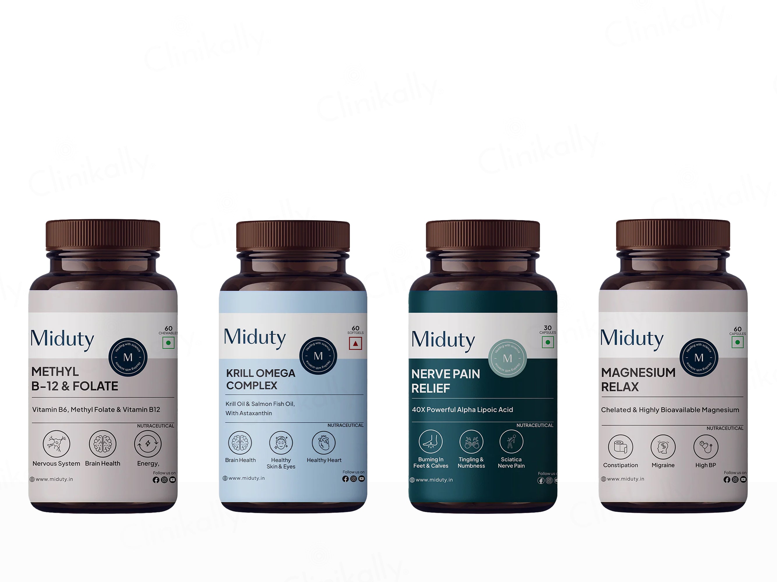 Miduty Varicose Veins Supplement Bundle