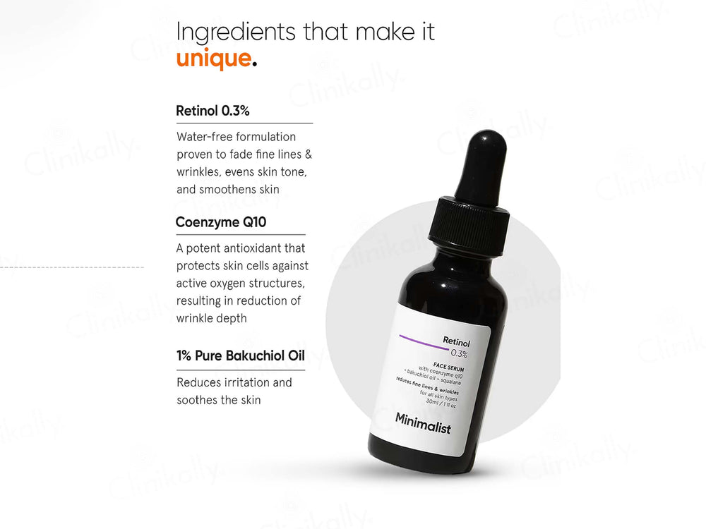 Minimalist 0.3% Retinol Face Serum