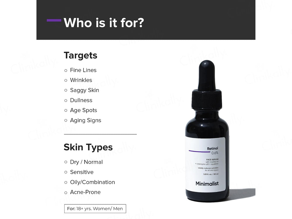 Minimalist 0.6% Retinol Face Serum