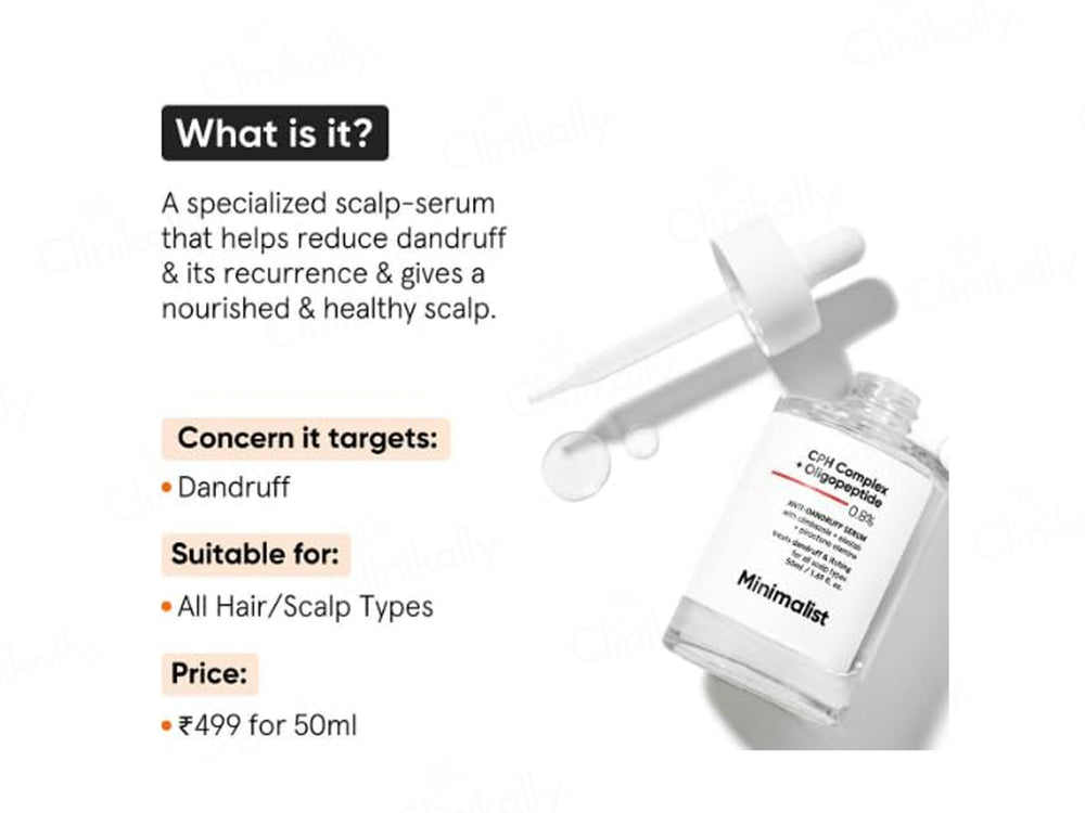 Minimalist 0.8% CPH Complex + Oligopeptide Anti-Dandruff Serum
