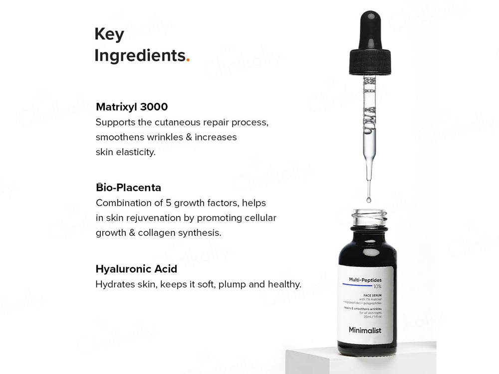 Minimalist 10% Multi-Peptides Face Serum