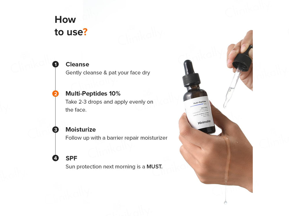 Minimalist 10% Multi-Peptides Face Serum