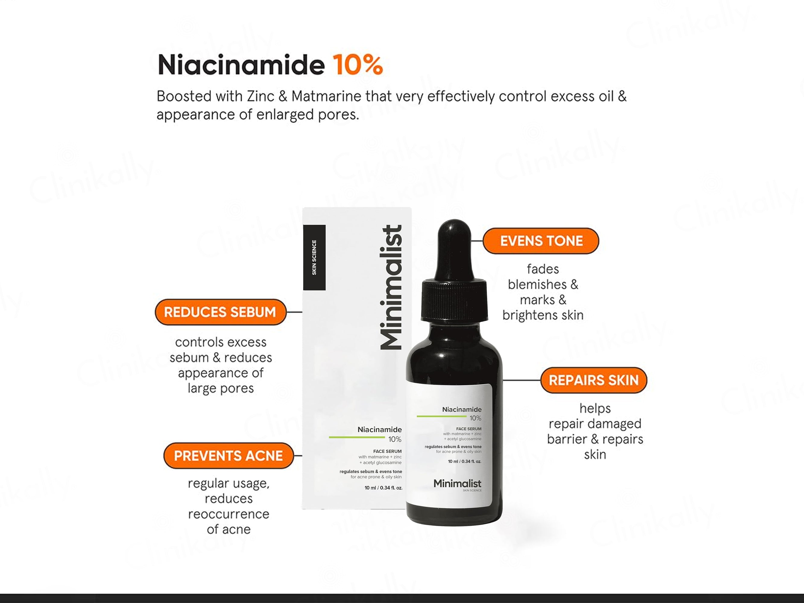 Minimalist 10% Niacinamide Face Serum
