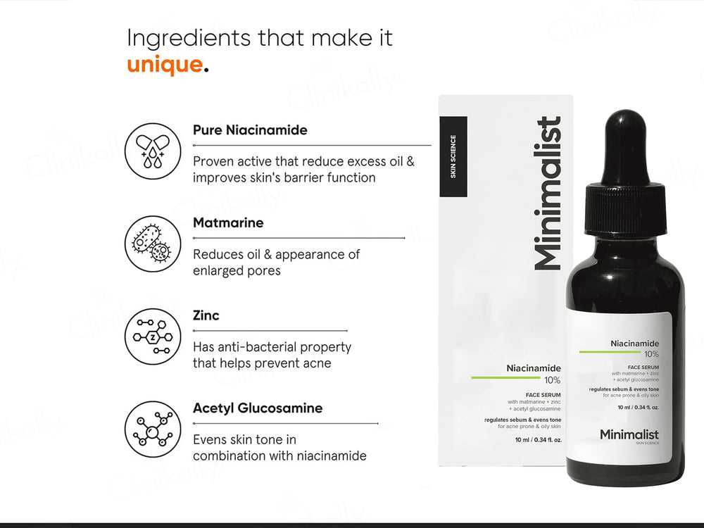 Minimalist 10% Niacinamide Face Serum