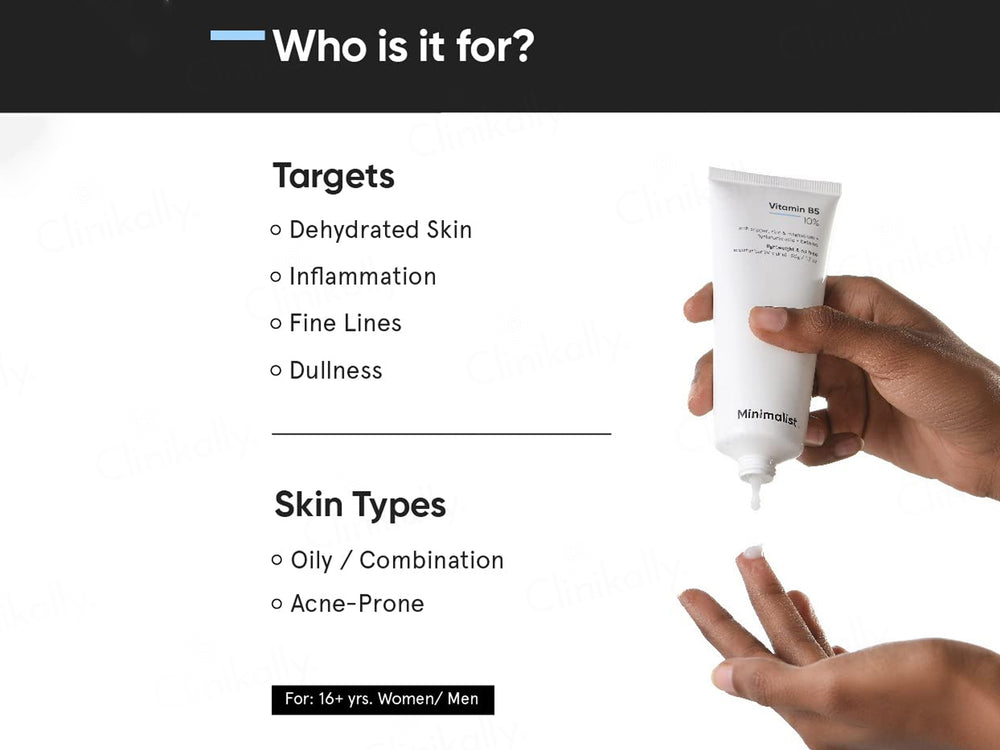 Minimalist 10% Vitamin B5 Lightweight & Oil Free Moisturizer