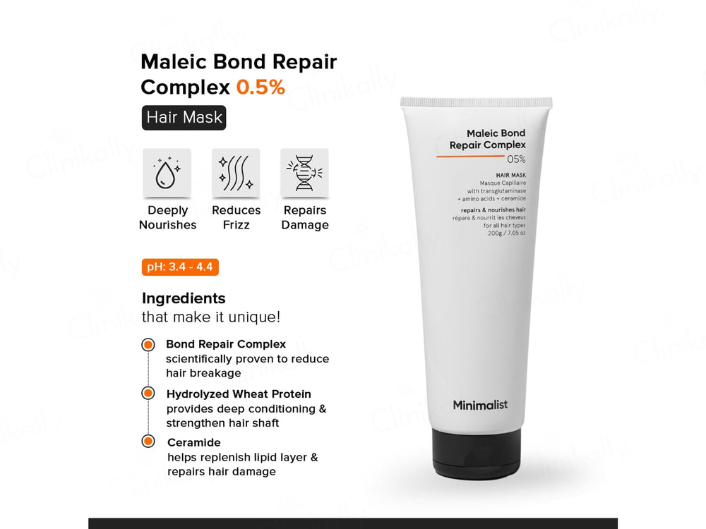 Minimalist 5% Maleic Bond Repair Complex Hair Mask