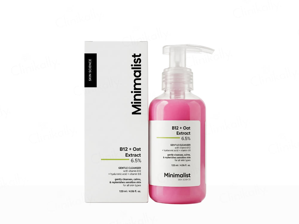 Minimalist 6.5% B12 + Oat Extract Gentle Cleanser For Sensitive Skin