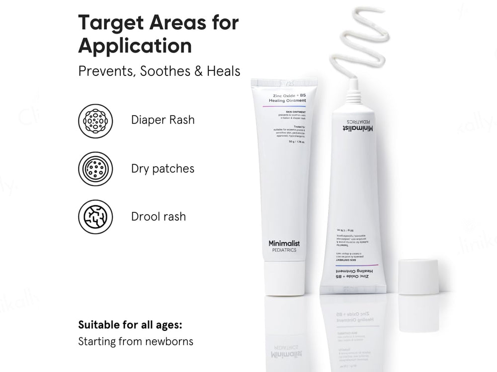 Minimalist Pediatrics Zinc Oxide + Vitamin B5 Healing Skin Ointment