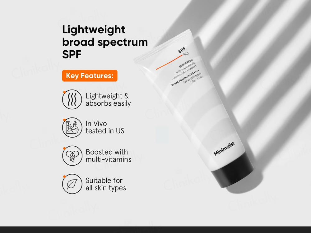Minimalist Broad Spectrum Sunscreen SPF 50 PA++++