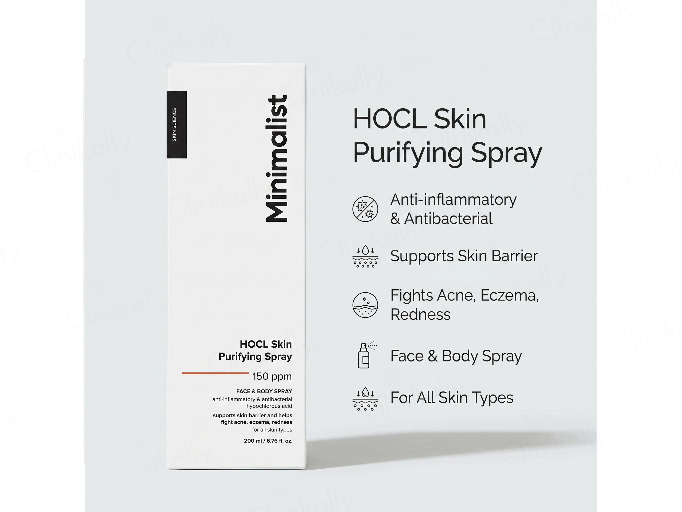 Minimalist HOCL Skin Purifying Face & Body Spray