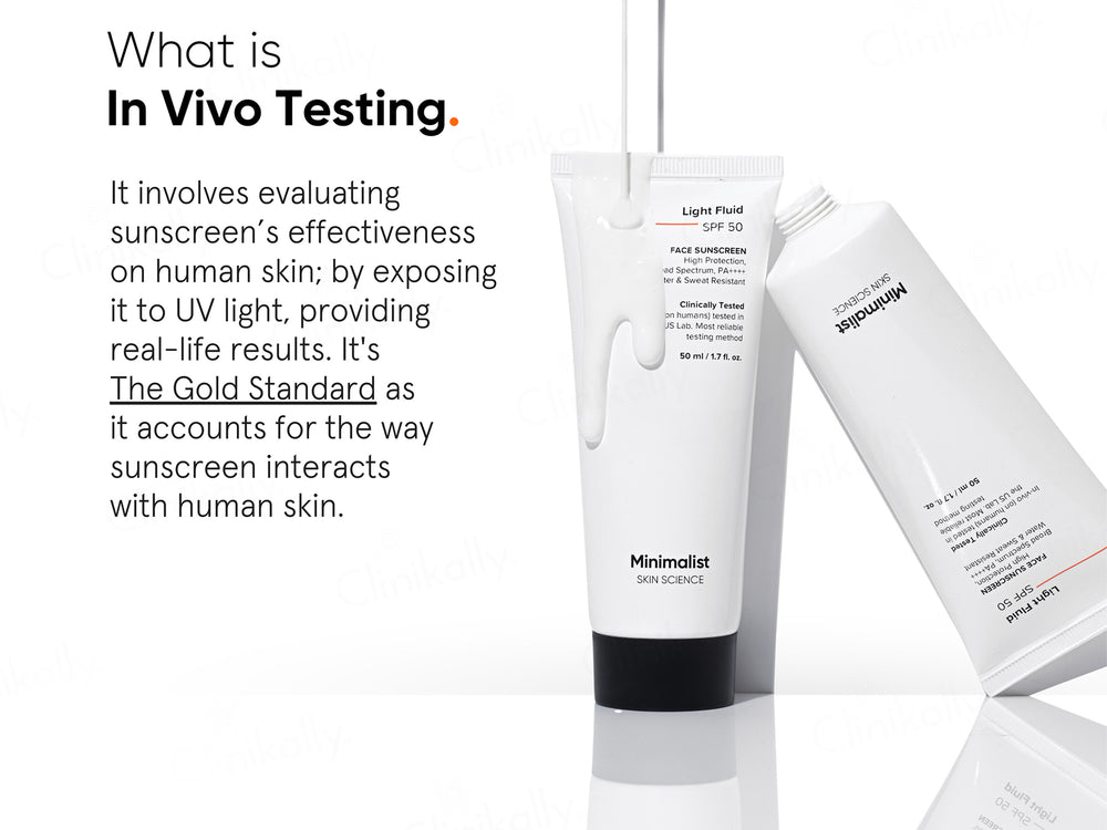 Minimalist Light Fluid Face Sunscreen SPF 50 PA++++