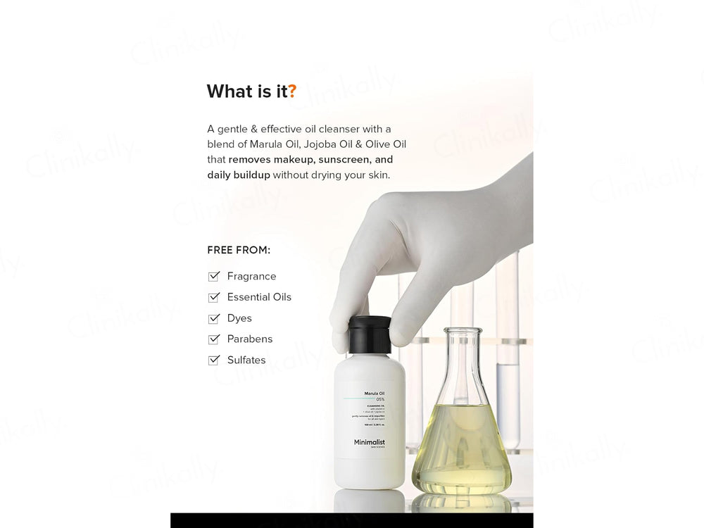 Minimalist Marula Oil 5% Cleansing Oil