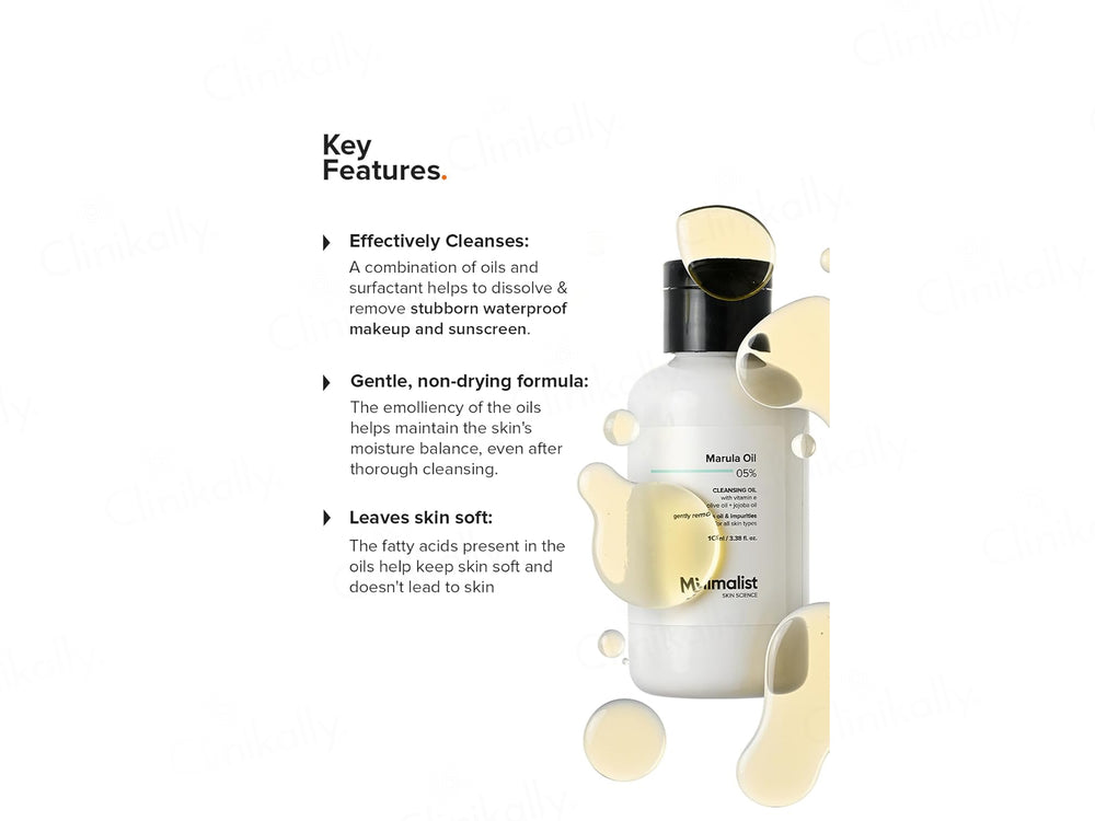 Minimalist Marula Oil 5% Cleansing Oil