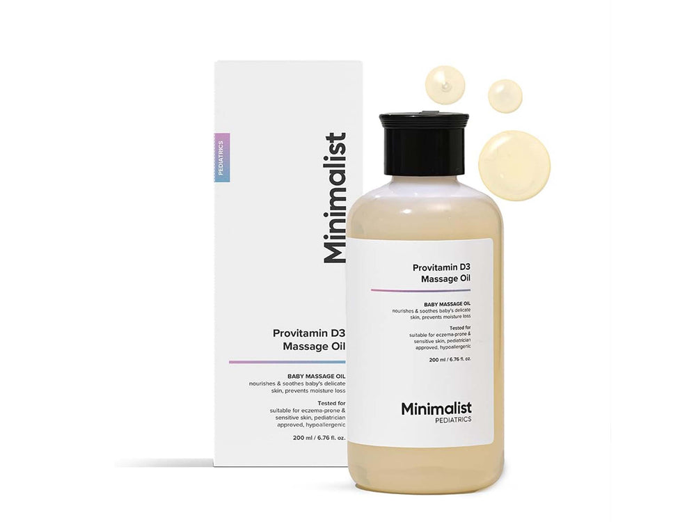 Minimalist Pediatrics Provitamin D3 Baby Massage Oil