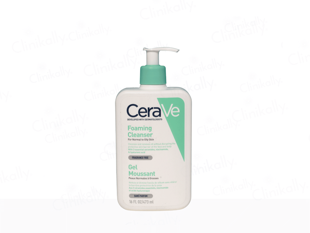 CeraVe Foaming Cleanser for Normal to Oily Skin - Clinikally