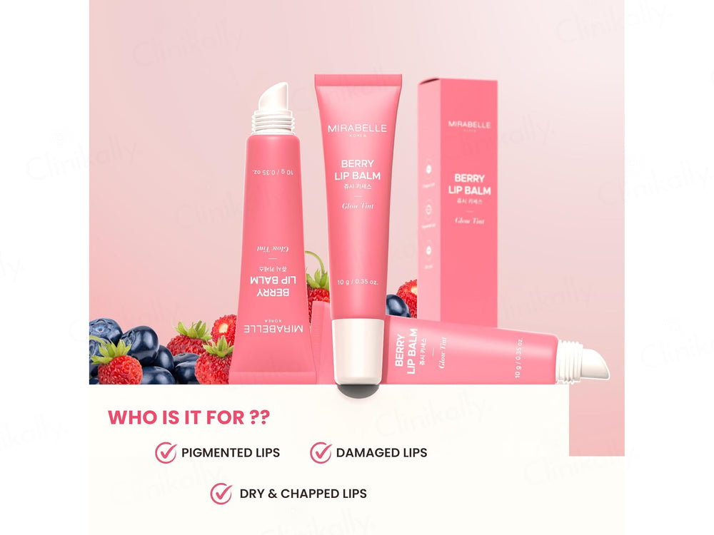 Mirabelle Korea Berry Lip Balm - Glow Tint