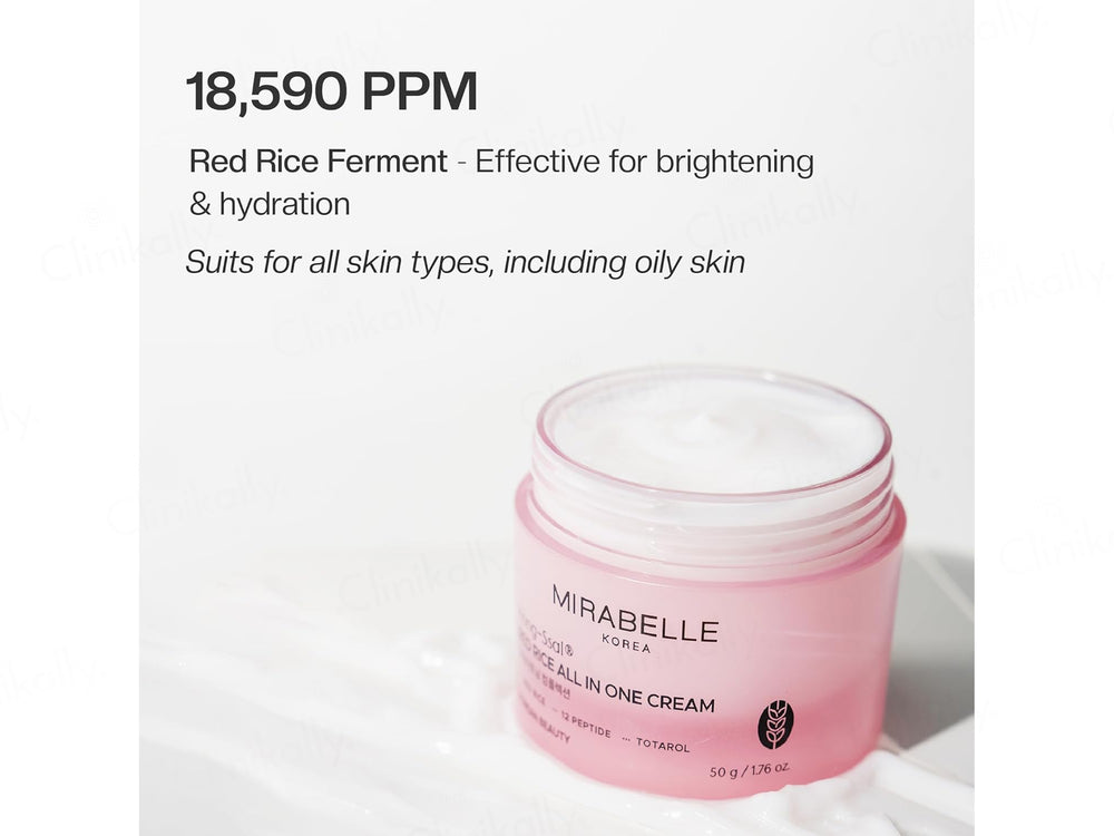 Mirabelle Korea Hong-Ssal Red Rice All In One Cream