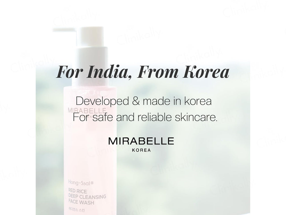 Mirabelle Korea Hong-Ssal Red Rice Deep Cleansing Face Wash