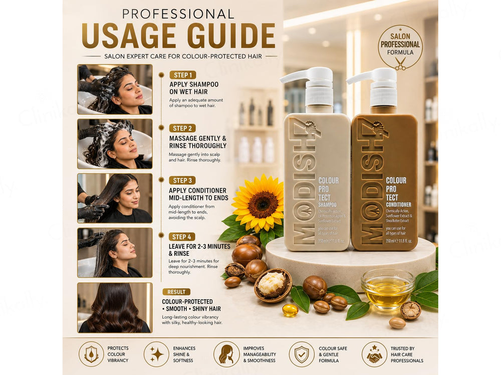 Modish7 Colour Protect Shampoo + Conditioner Combo