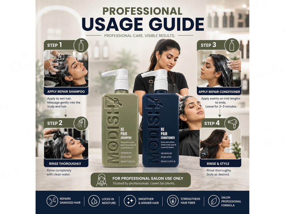 Modish7 Repair Shampoo + Conditioner Combo
