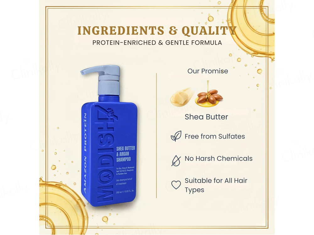 Modish7 Shea Butter & Argan Shampoo