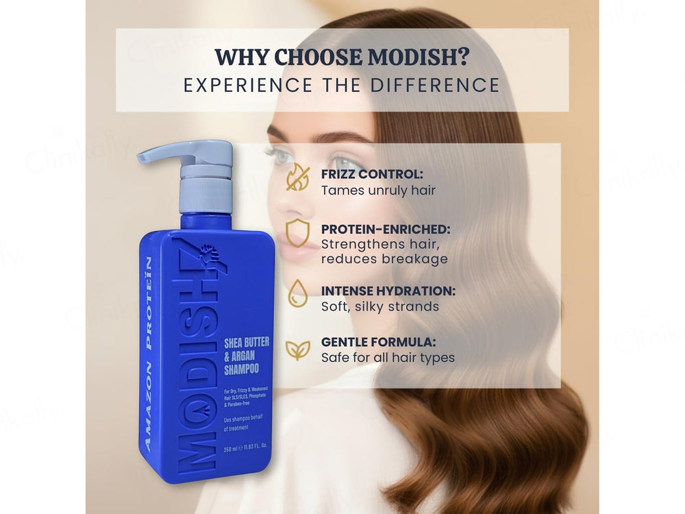 Modish7 Shea Butter & Argan Shampoo