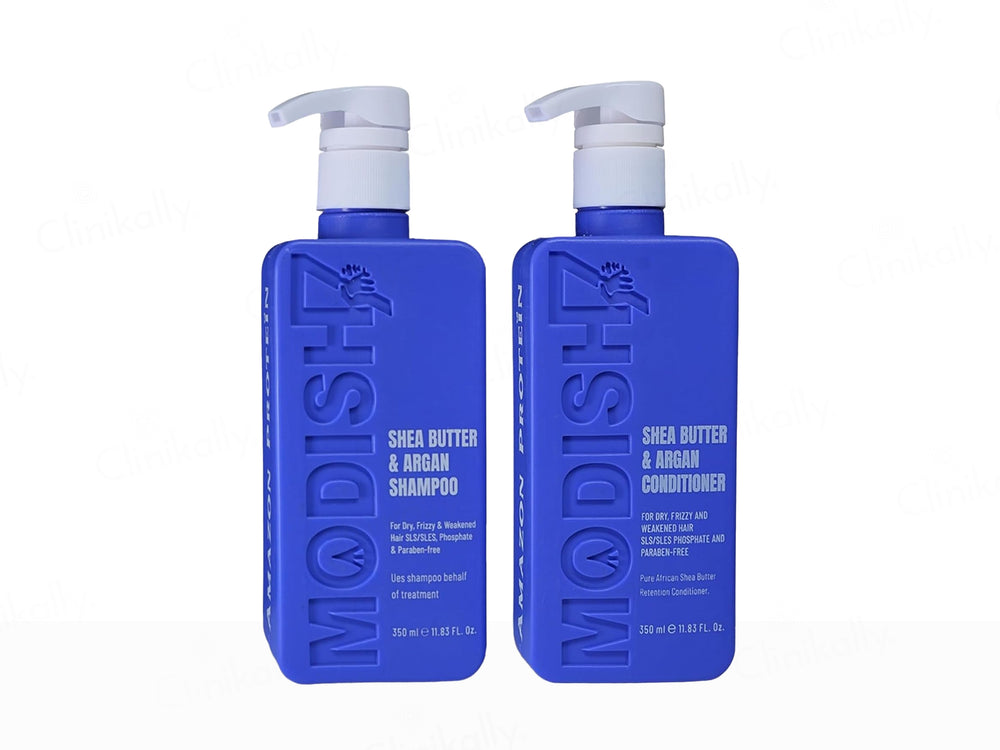 Modish7 Shea Butter & Argan Shampoo + Conditioner Combo