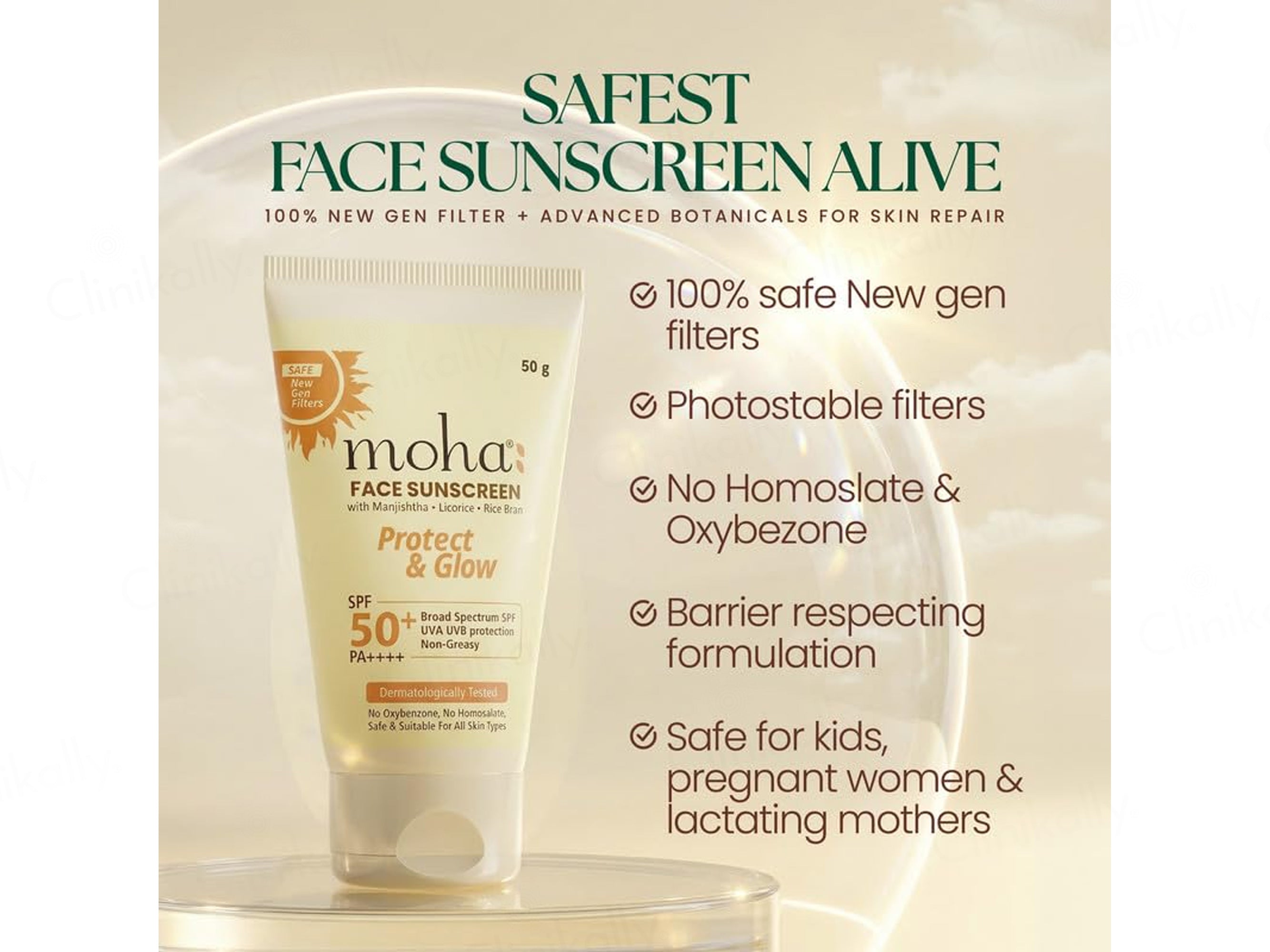 Moha: Face Sunscreen SPF 50+ PA++++