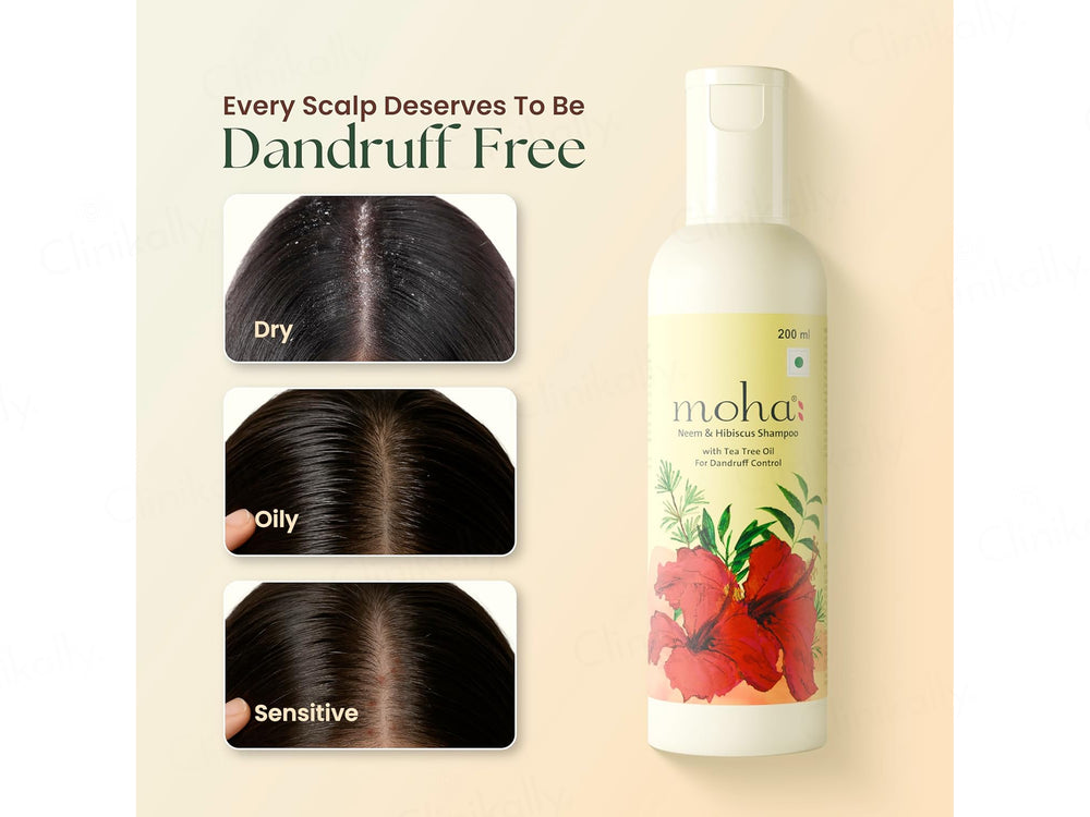 Moha: Neem & Hibiscus Anti-Dandruff Shampoo