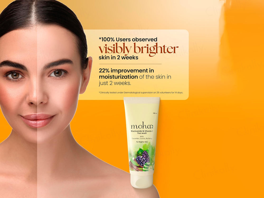 Moha: Niacinamide & Vitamin C Skin Brightening Face Wash
