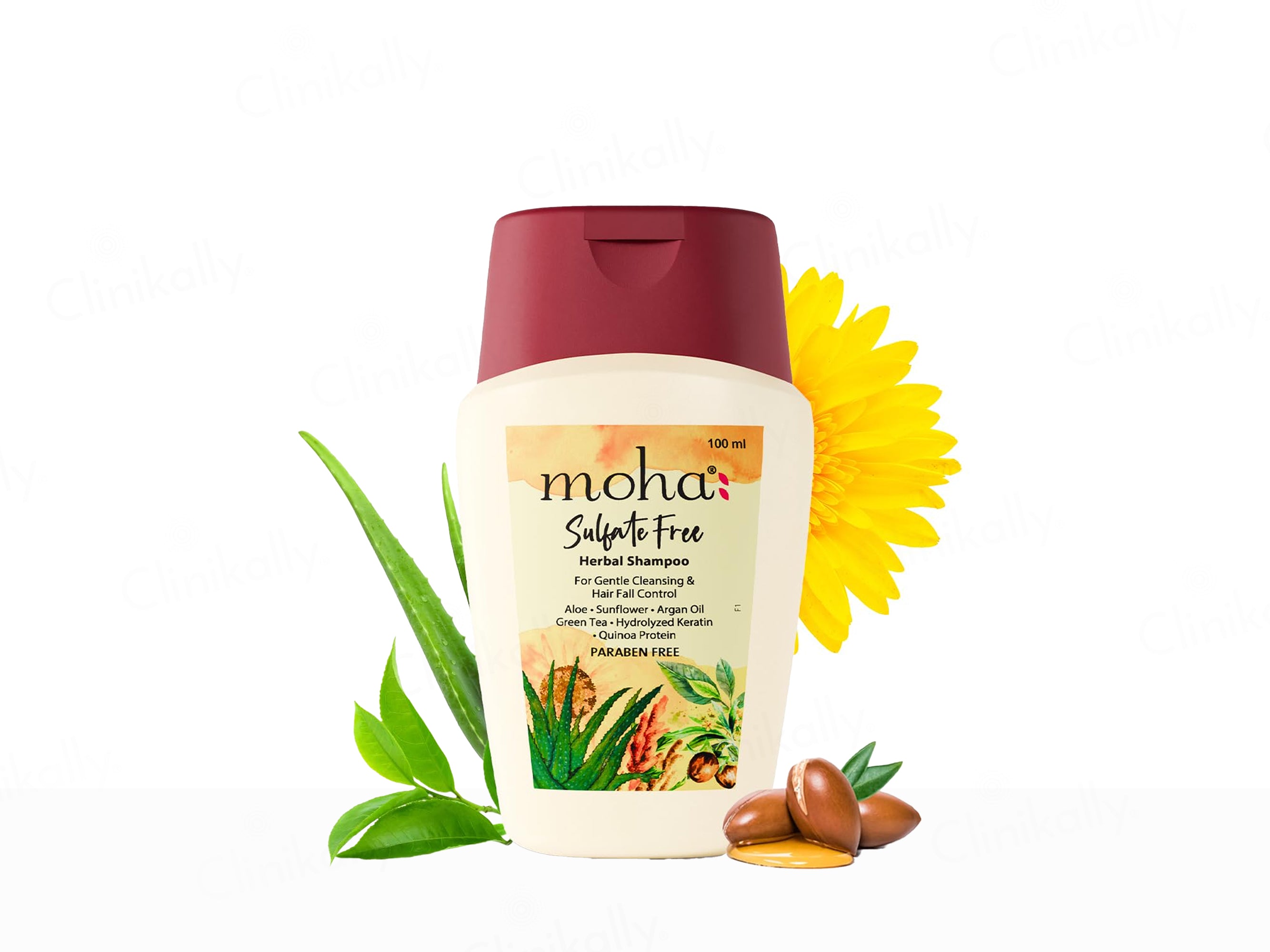 Moha: Sulfate Free Herbal Hair Fall Control Shampoo
