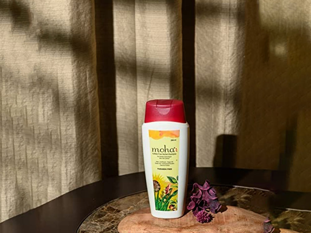 Moha: Sulfate Free Herbal Hair Fall Control Shampoo