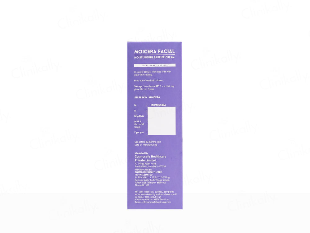 Moicera Facial Moisturising Barrier Cream