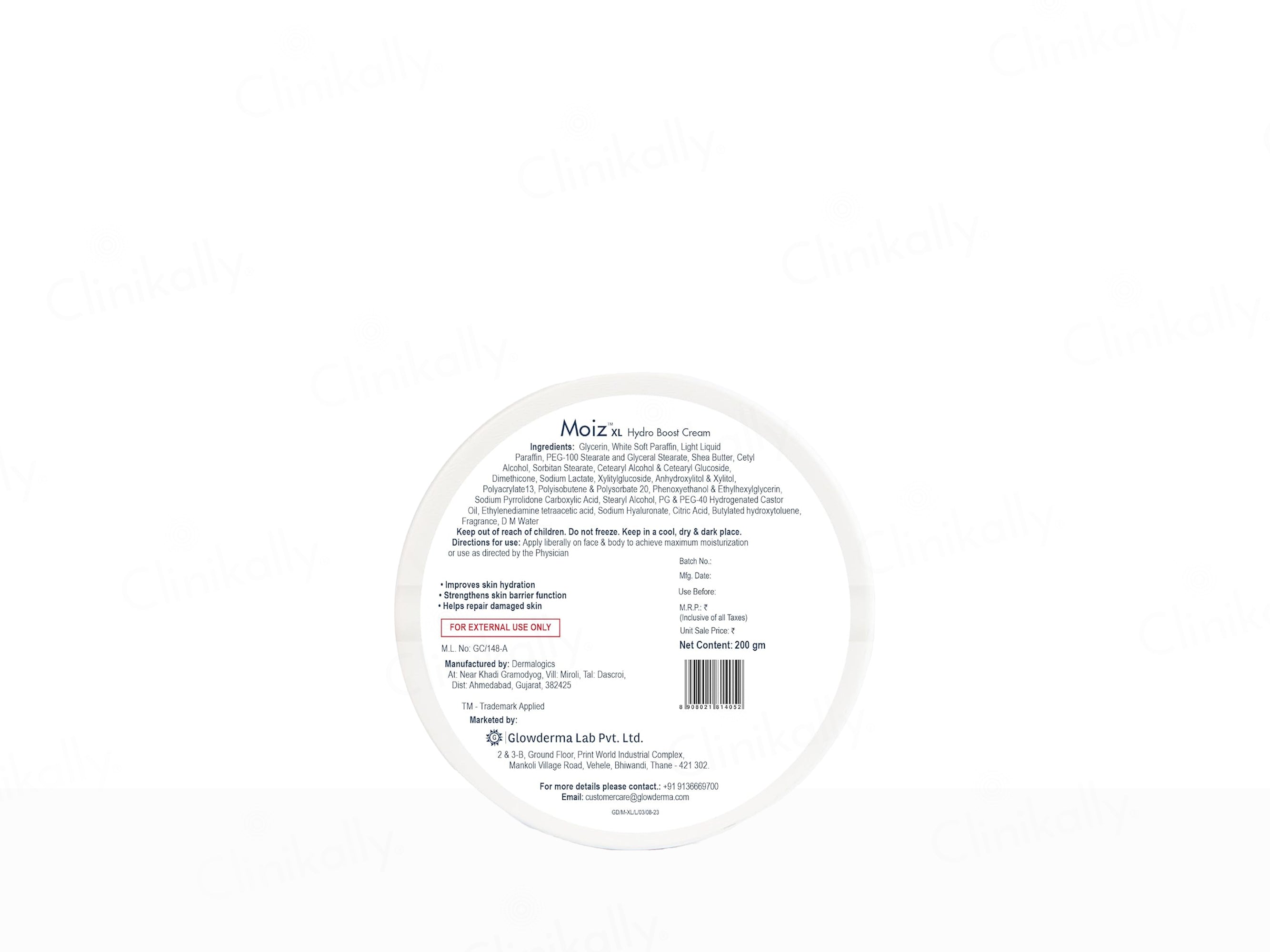 Moiz XL Hydro Boost Cream