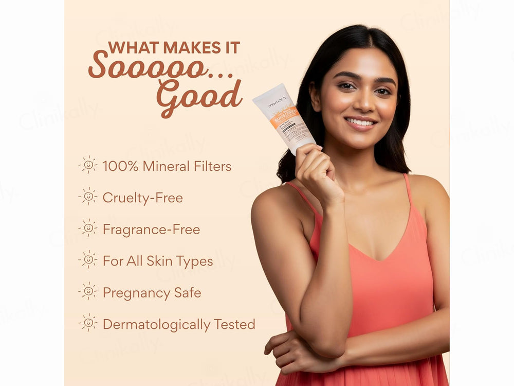 Momora 100% Mineral Sunscreen SPF 50 PA+++