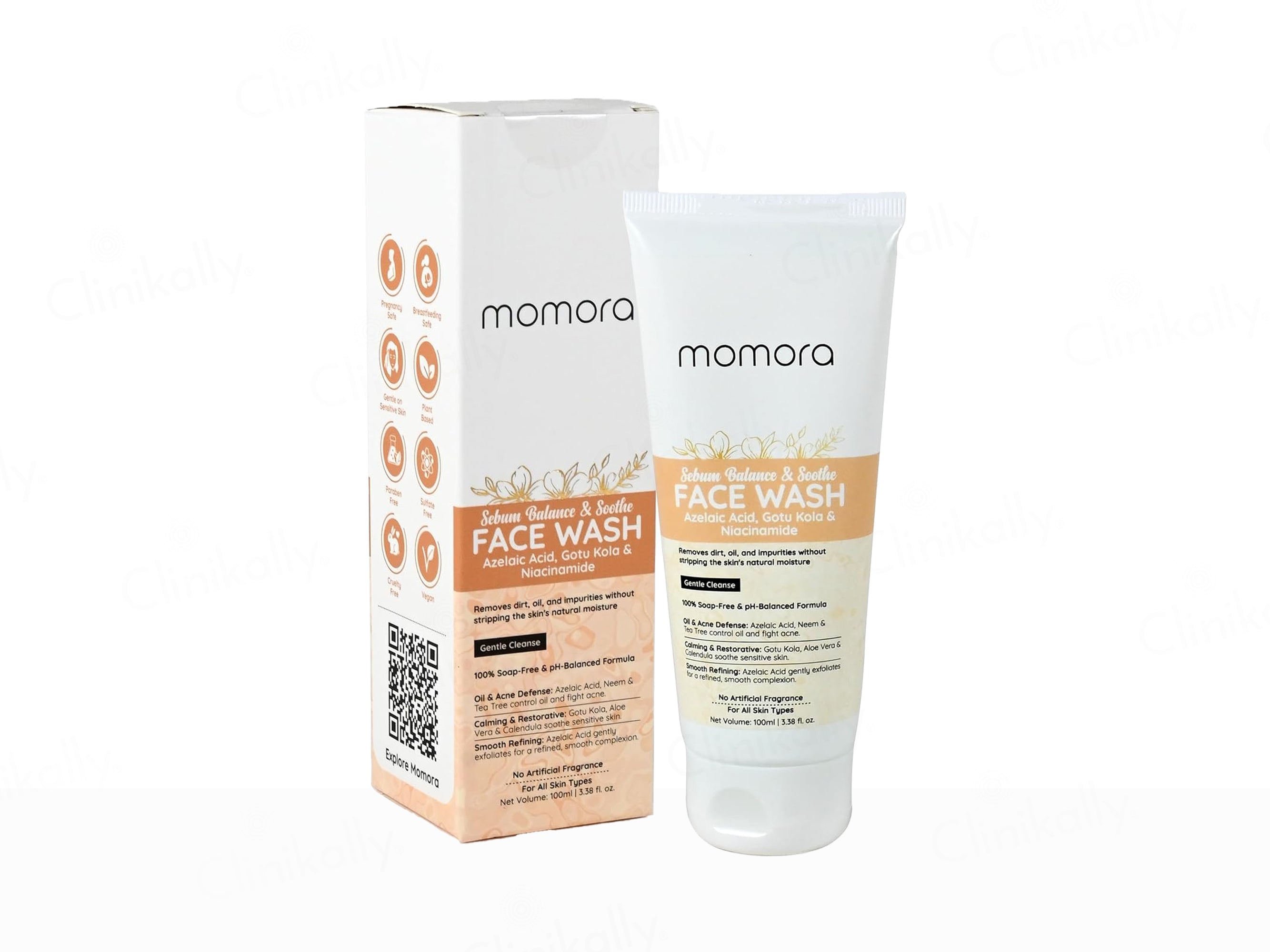 Momora Sebum Balance & Soothe Gentle Cleanse Face Wash