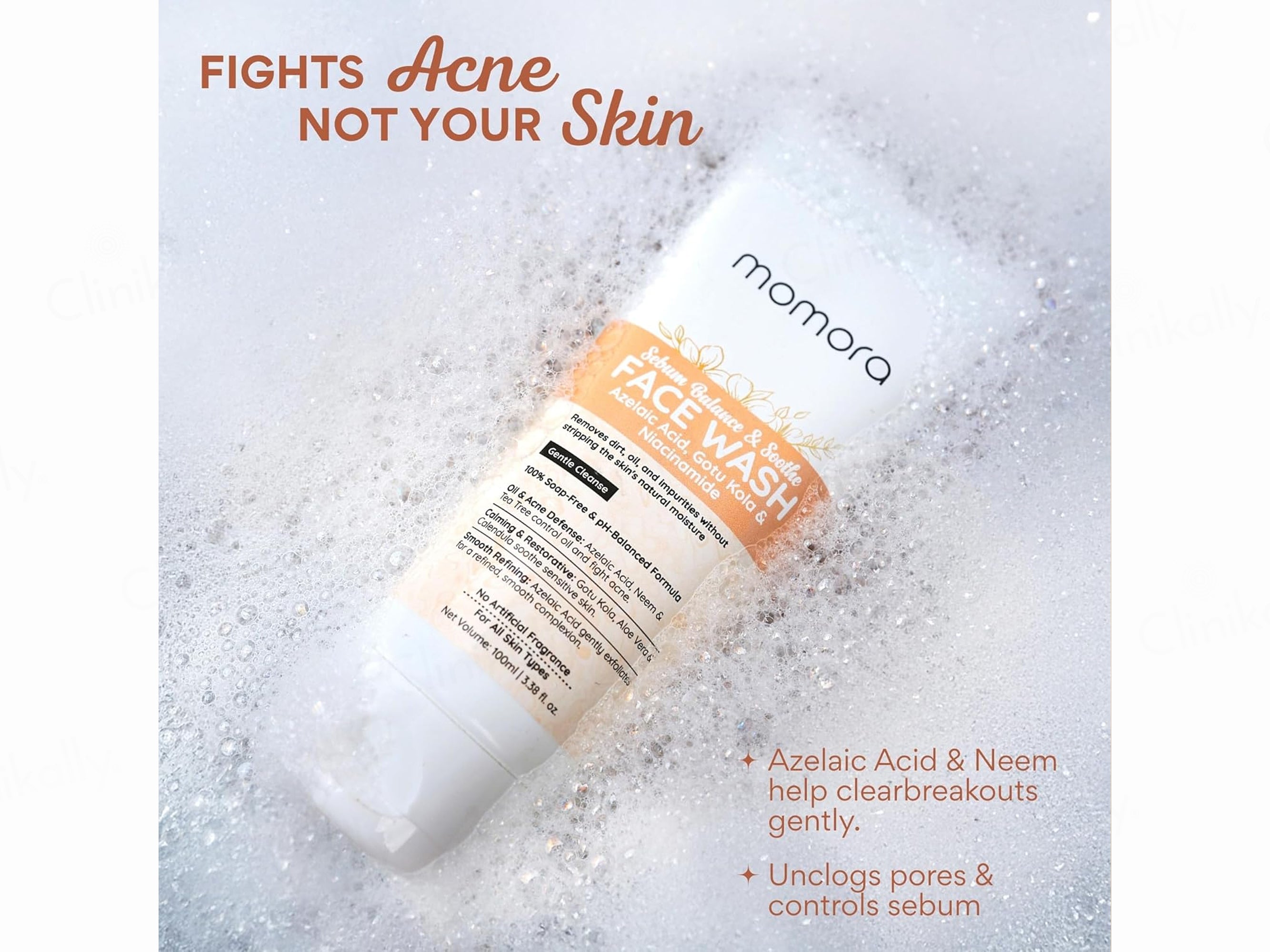 Buy Momora Sebum Balance & Soothe Gentle Cleanse Face Wash Online