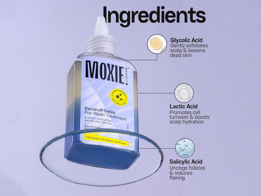 Moxie Beauty Dandruff Detox Pre-Wash Treatment Serum