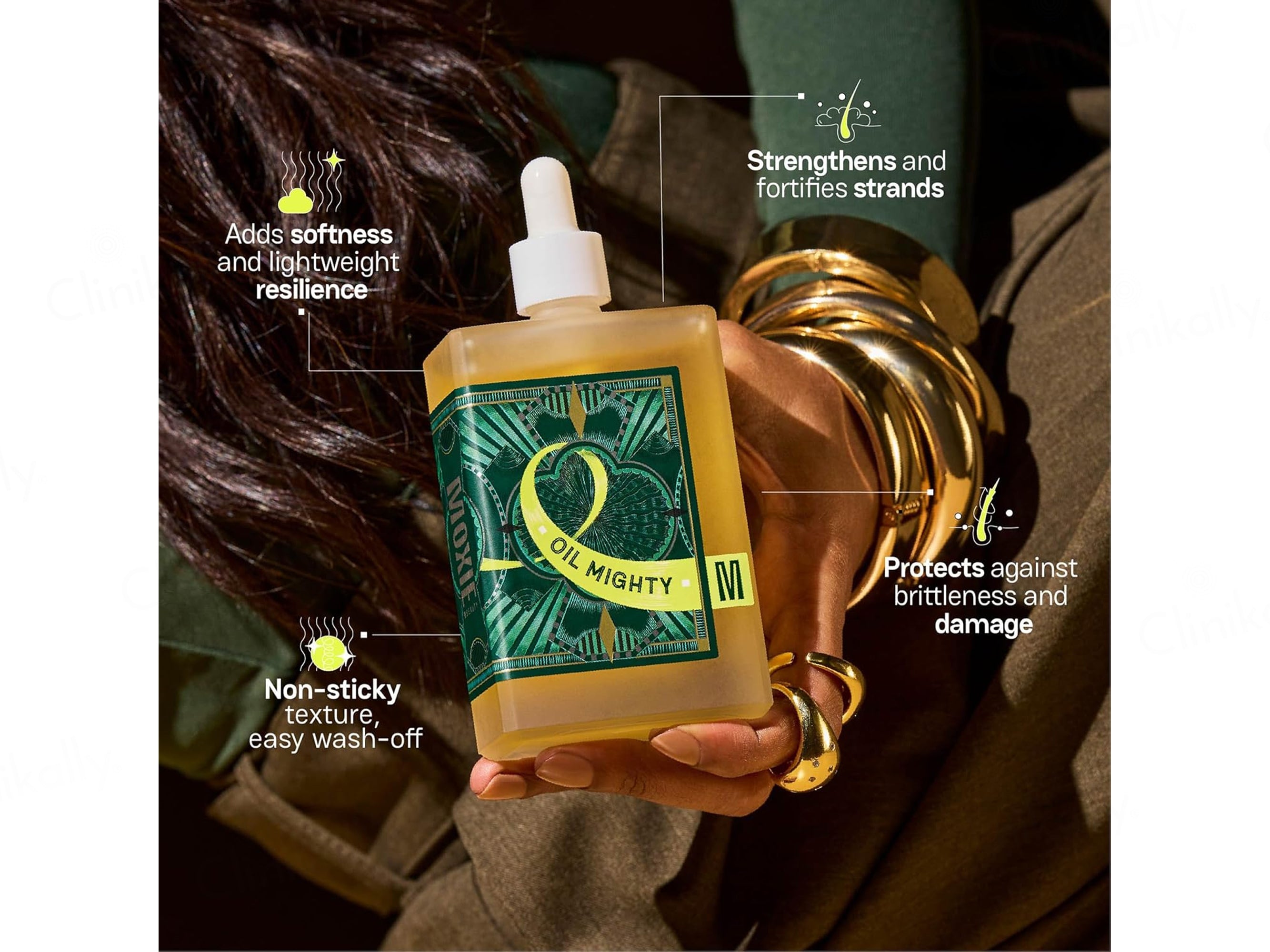Moxie Beauty Oil Mighty Strengthening Hair Oil