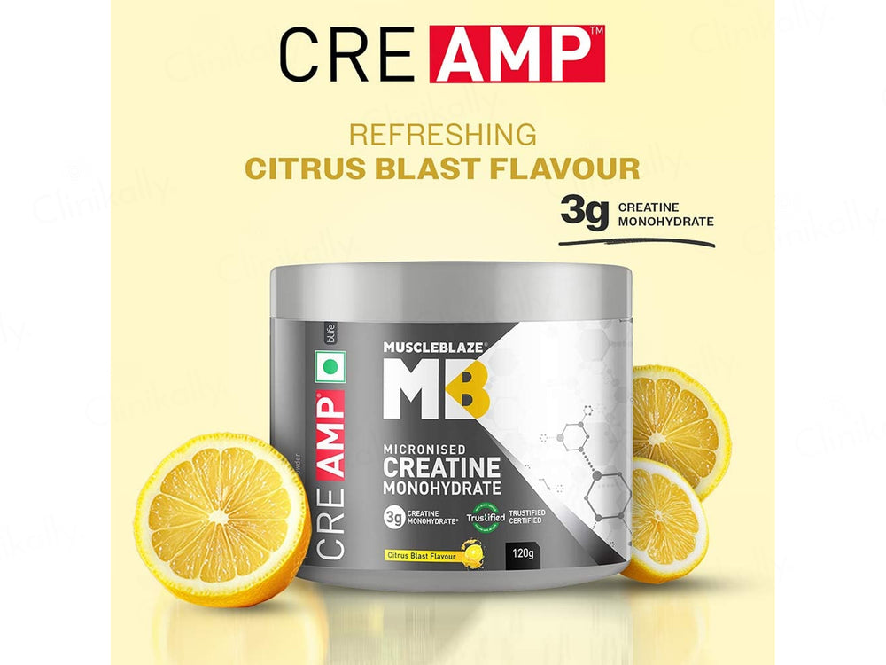 MuscleBlaze CreAMP Micronised Creatine Monohydrate Nutraceutical Powder