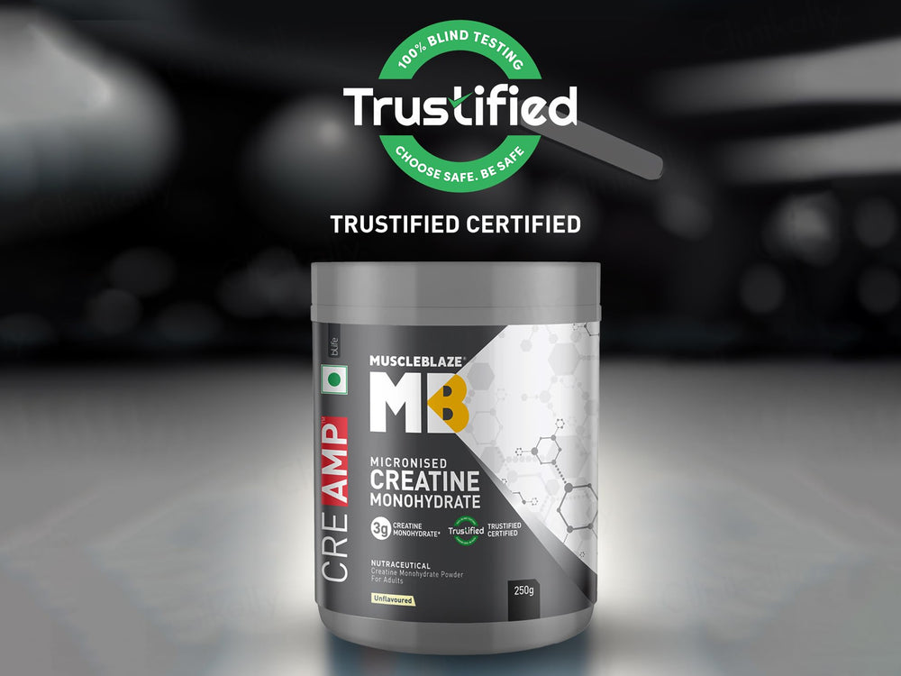 MuscleBlaze CreAMP Micronised Creatine Monohydrate Nutraceutical Powder - Unflavoured