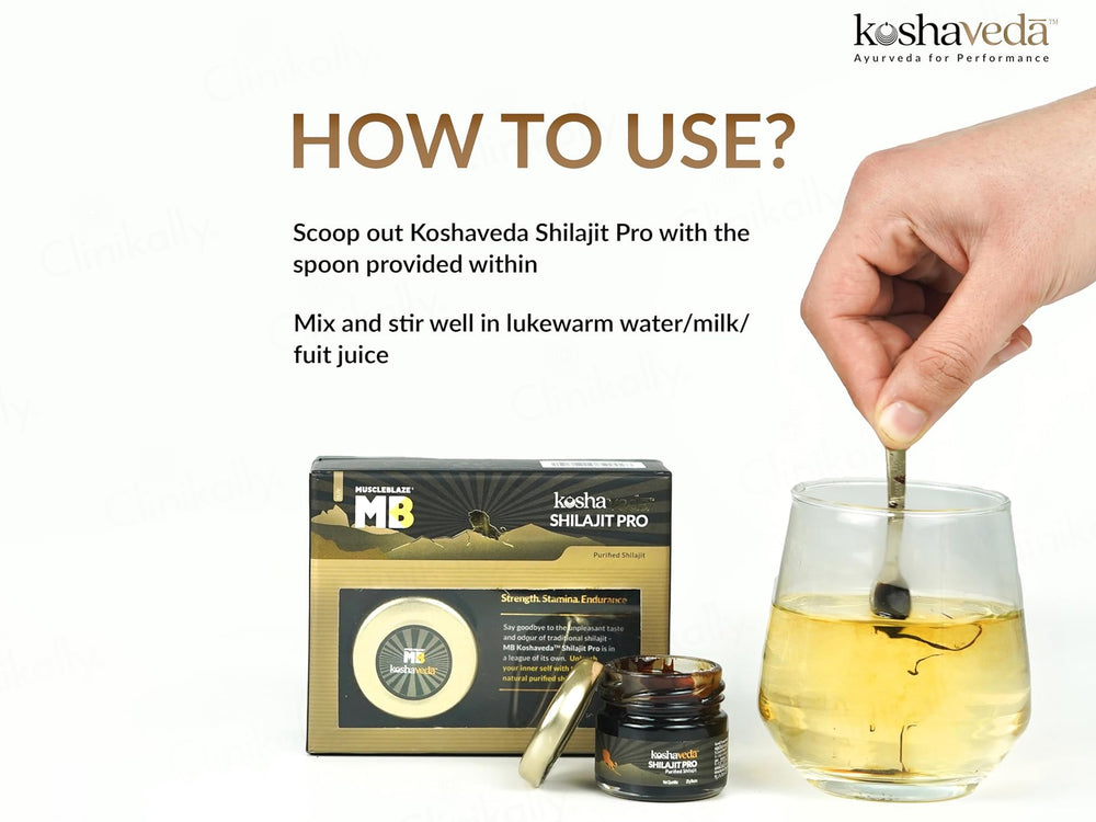 MuscleBlaze Koshaveda Shilajit Pro Resin