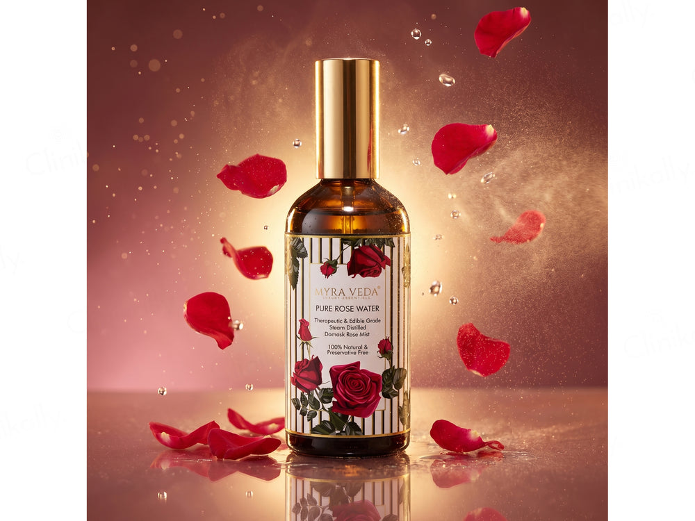 Myra Veda Pure Steam Distilled Rose Water