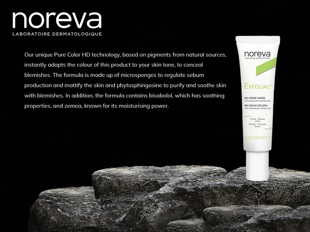 Noreva Exfoliac BB Anti-Imperfections Tinted Cream - Doree Golden