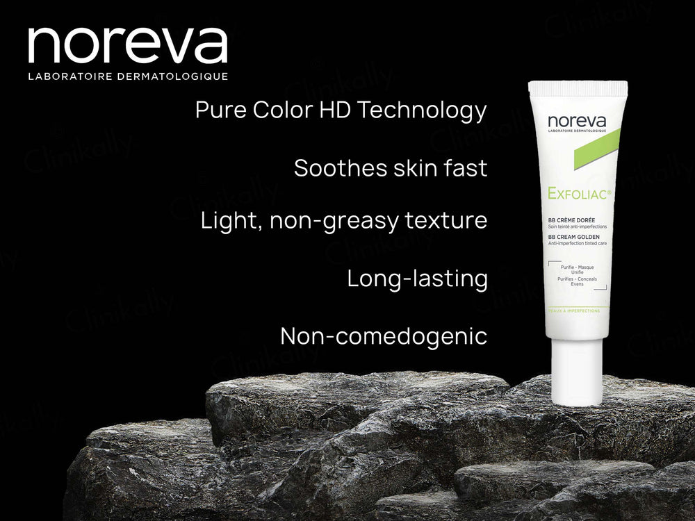Noreva Exfoliac BB Anti-Imperfections Tinted Cream - Doree Golden
