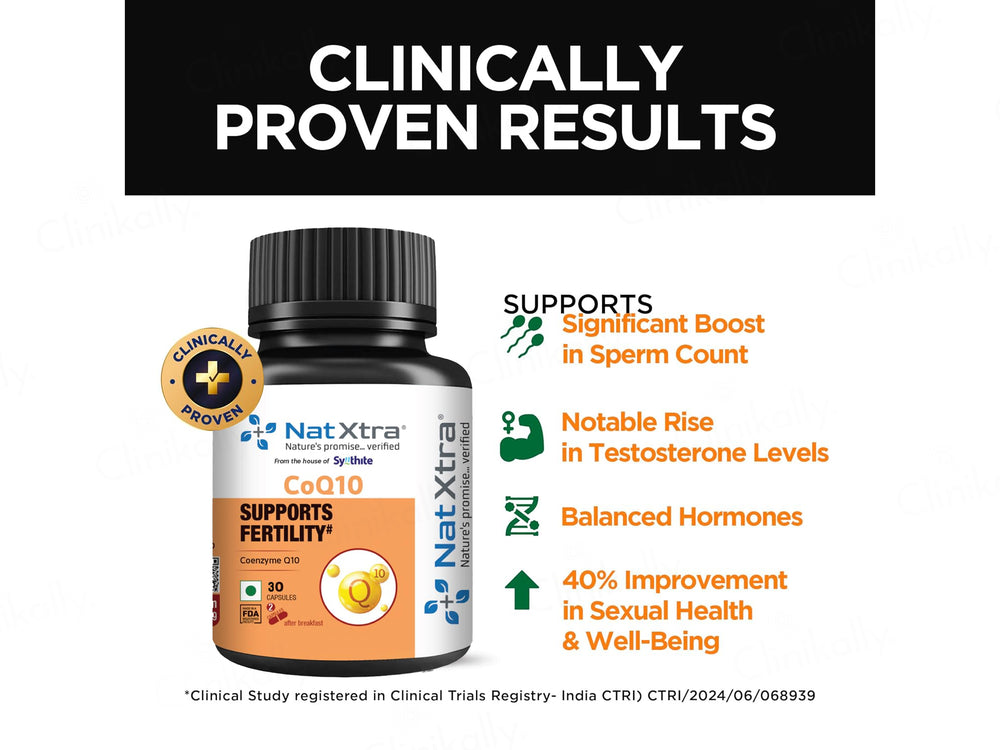 NatXtra CoQ10 Fertility Health Supplement Capsule