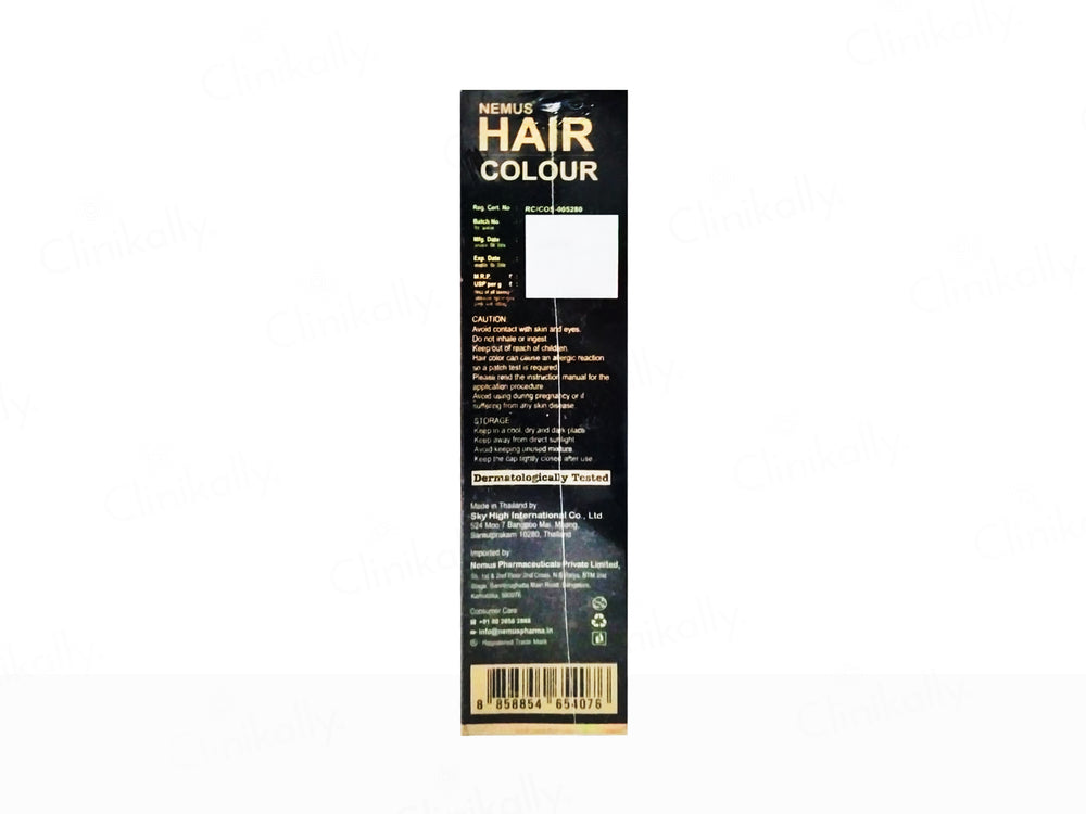 Nemus PPD & Ammonia Free Hair Colour - Black