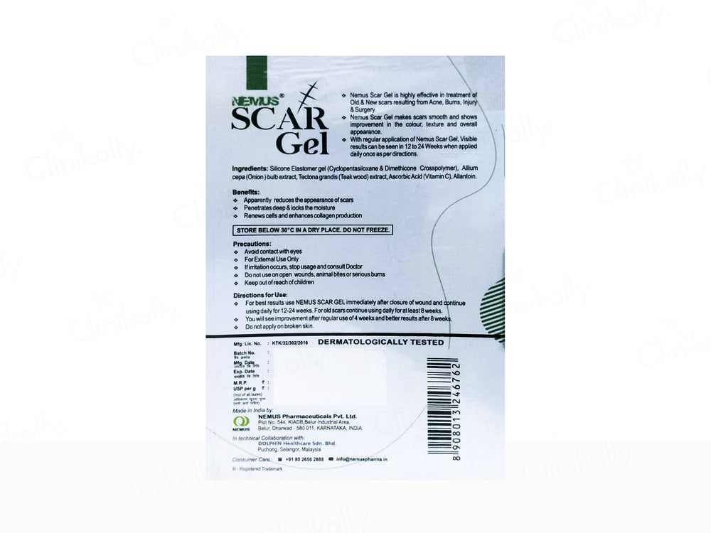 Nemus Scar Gel Advanced Silicone Scar Formula