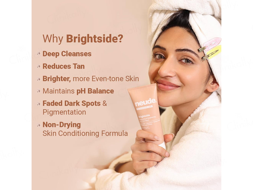Neude Brightside Detanning & Brightening Gel Face Wash